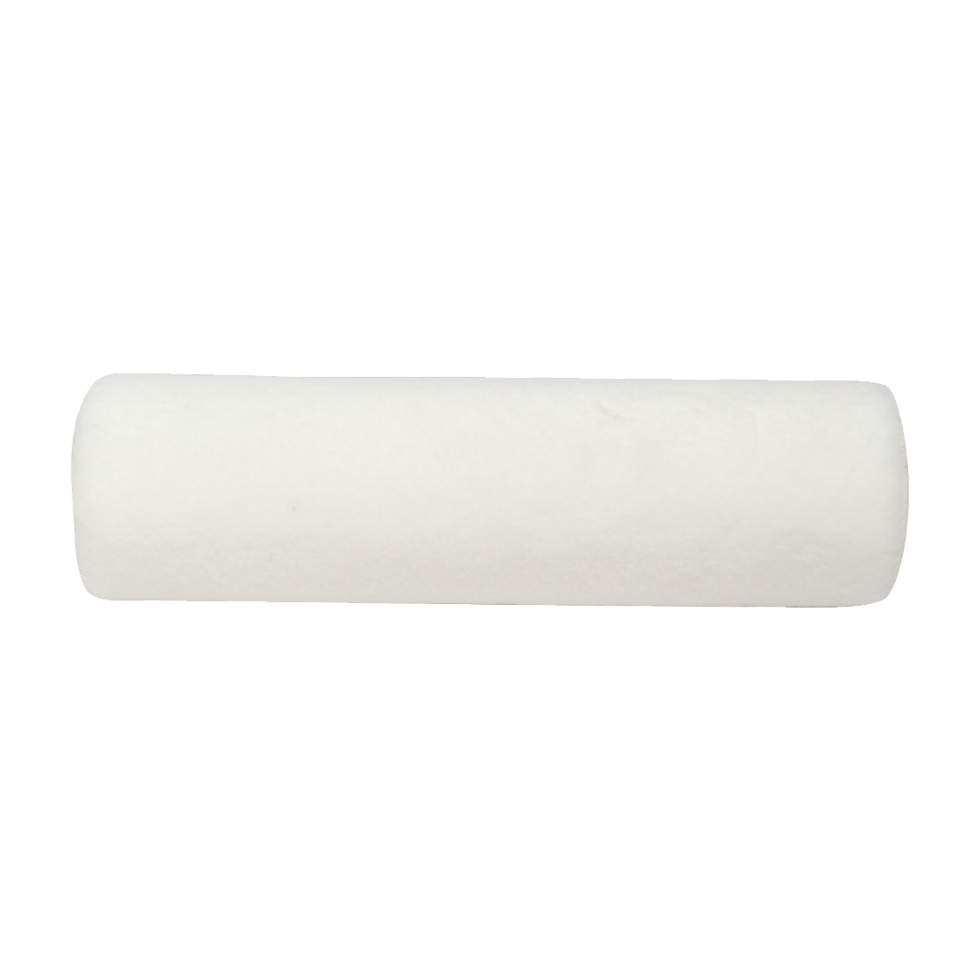 En närbild av Anza Roller, med sin enkla vita cylindriska skumdesign.