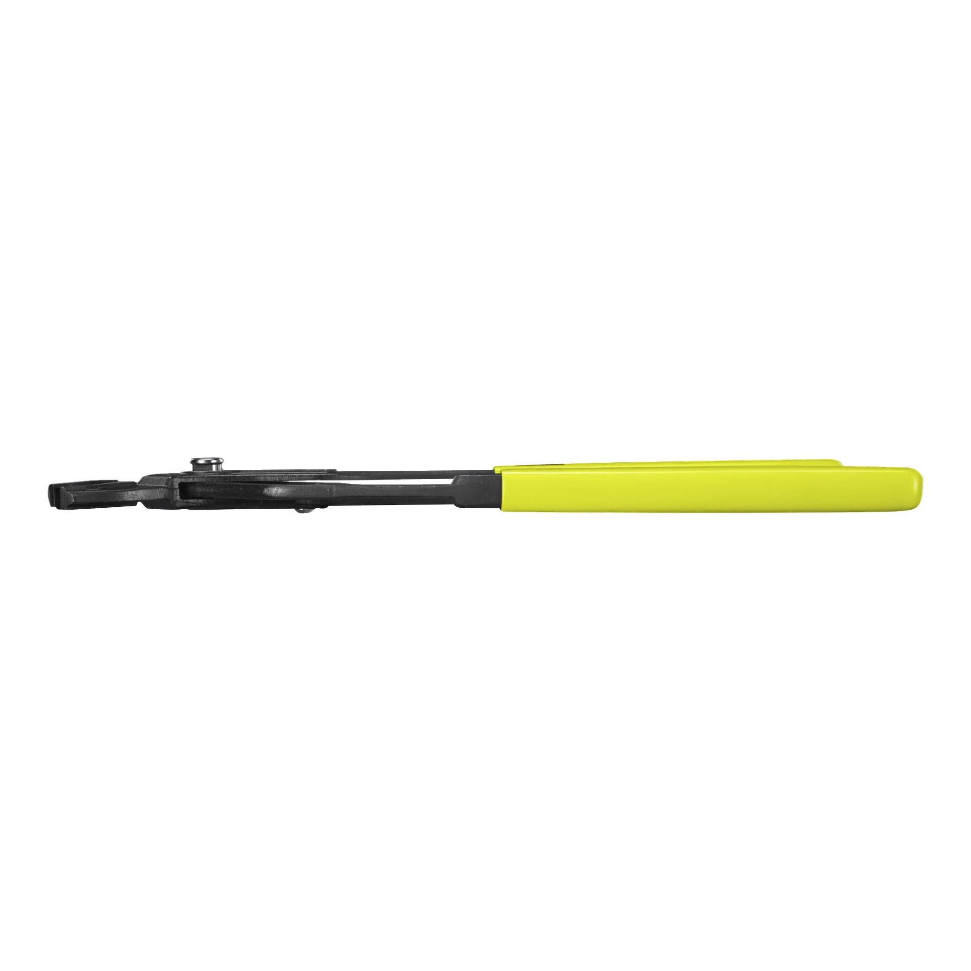 Ett par stängda Ryobi Polygrip-tänger med klargula plasthandtag.