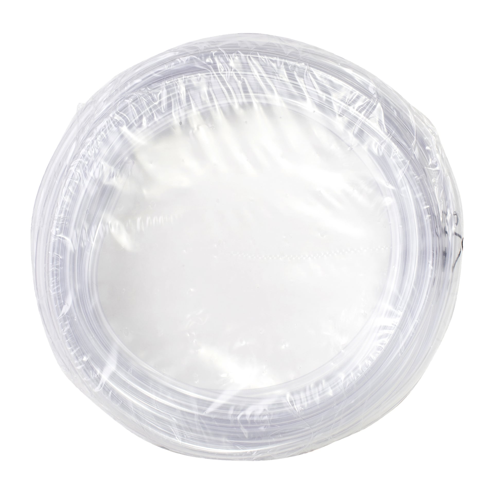 En spiralad Hamron Washer-slang är innesluten i klar plastförpackning och ses uppifrån.