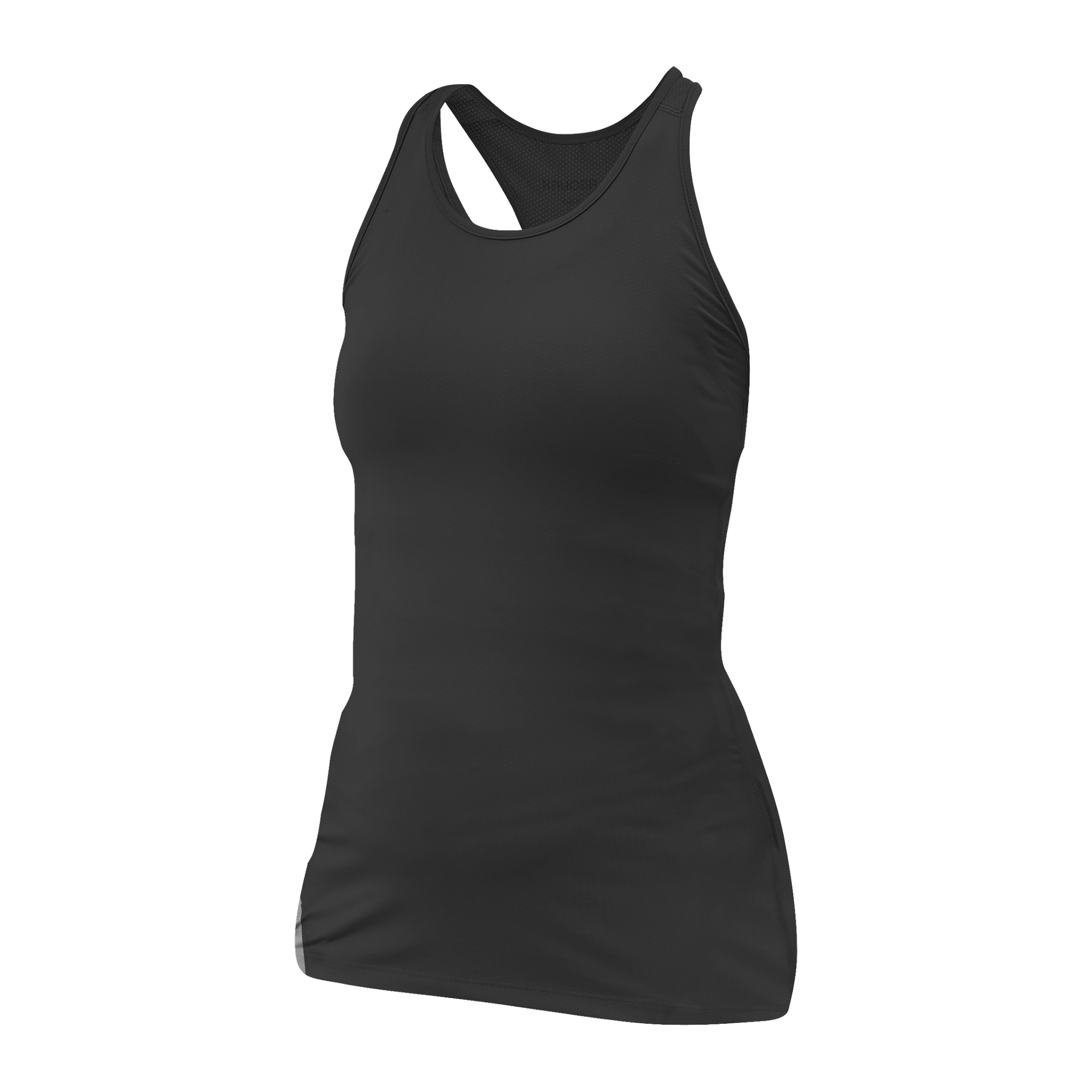 Kayoba Women's träningslinne Albany är ett svart, ärmlöst atletiskt linne med en racerback-design. Tillverkad av slankt, figurnära material är den perfekt för sport och träning.