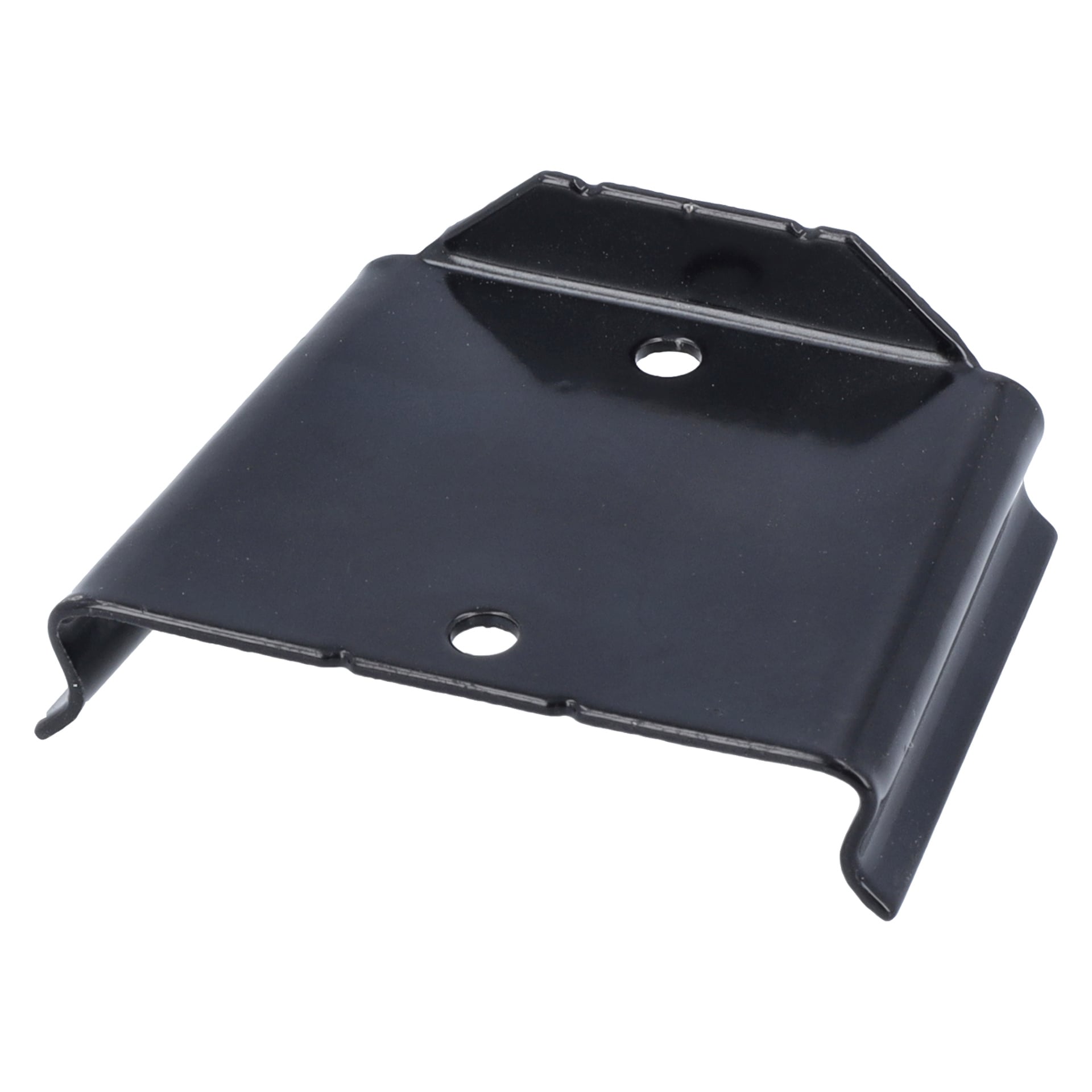 metalowy uchwyt Clips hot compost 12pack z dwoma otworami (jednym na środku, jednym blisko góry) i lekko wypukłymi krawędziami.