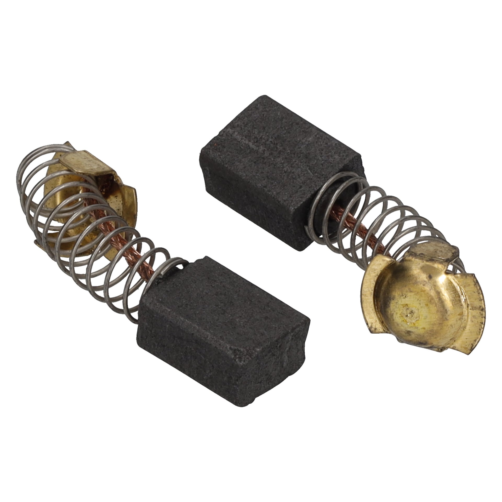 Kolborrhammaret har två kolfiberborstar med spiralformade metallfjädrar och kopplingsändkapslar.