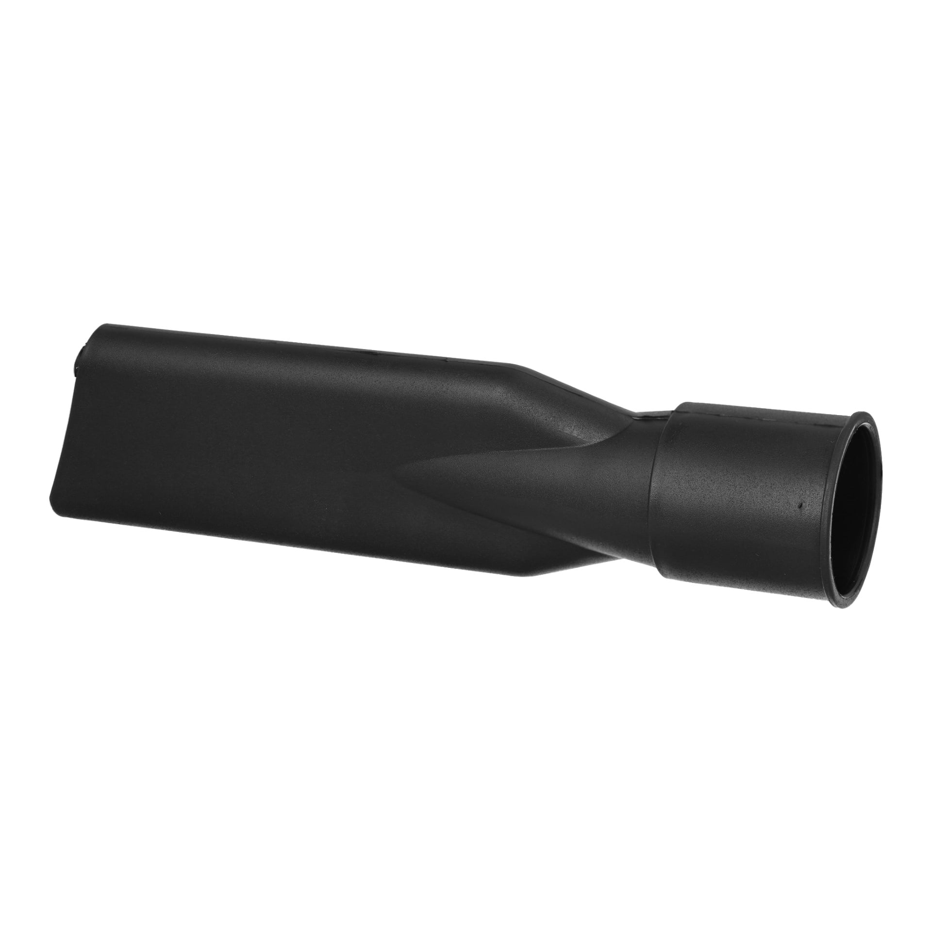 Den svarta plast-Crevice Nozzle F. 014123 har en bred, platt spets och en rund kontakt utformad för enkel anslutning till vakuumslangar.