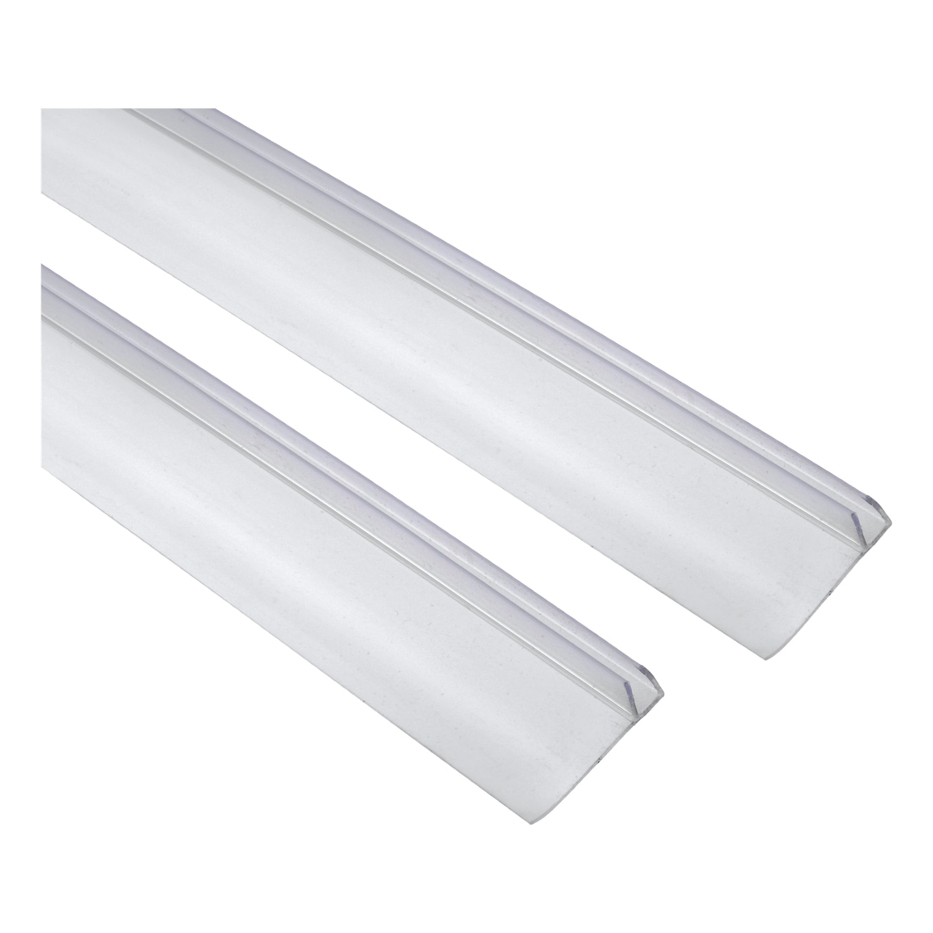 Sealing Strip Cpl 2-Pack innehåller två klara, rektangulära remsor med längsgående spår, placerade sida vid sida.