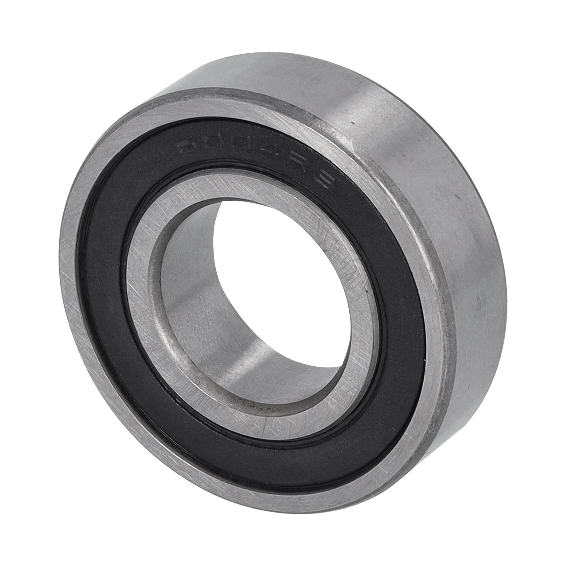Bilden visar en kullagerfräsare med en rund metallkropp, svart gummitätning och ett centralt hål, dess yta blank och precis.