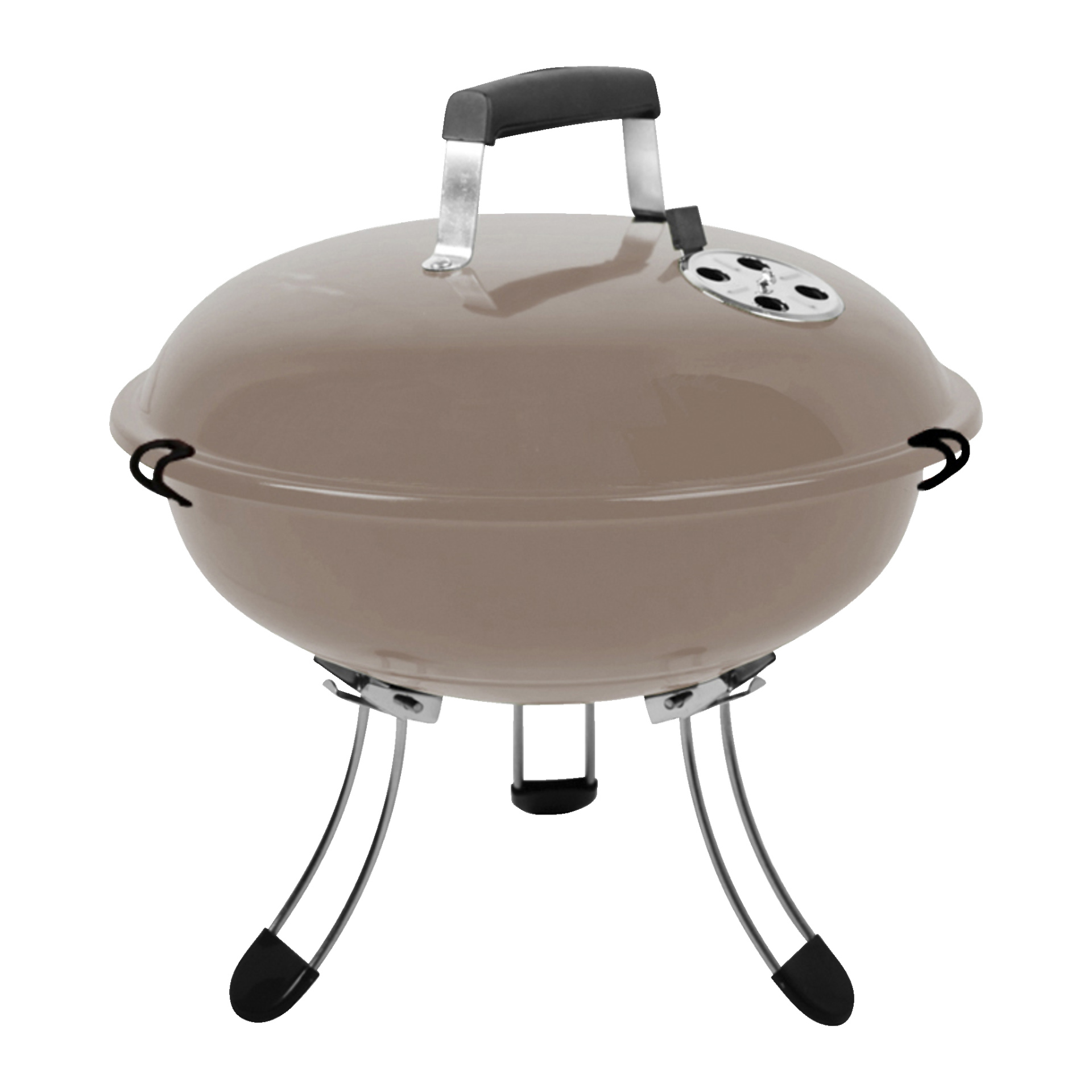 Kullgrill | Sammenleggbare ben + lokk med knepplås | Axley | Jula