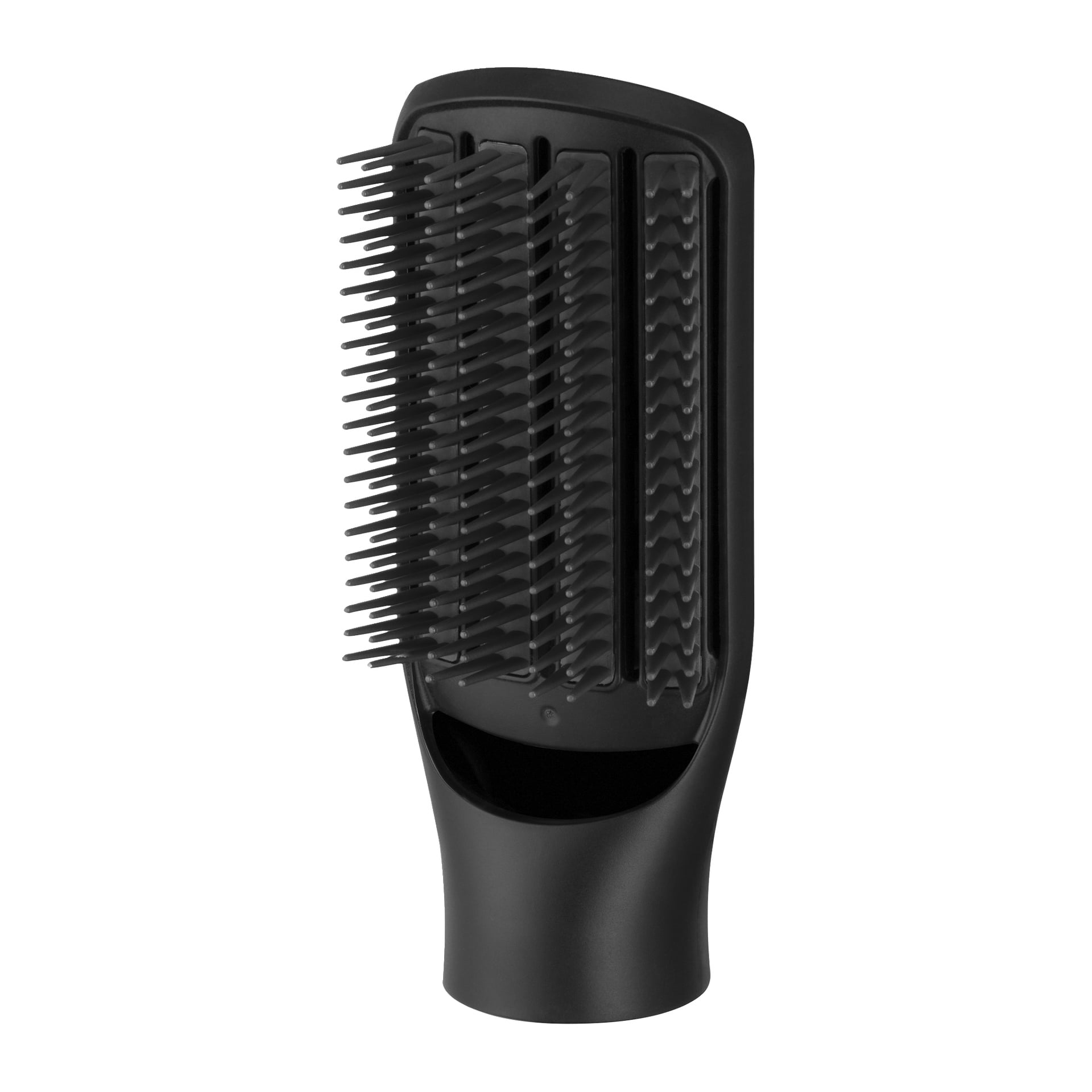 Remington Hot Air Brush Blow Dry & Style AS7500, svart, har flexibla borst och en böjd ihålig bas för säker fäste.
