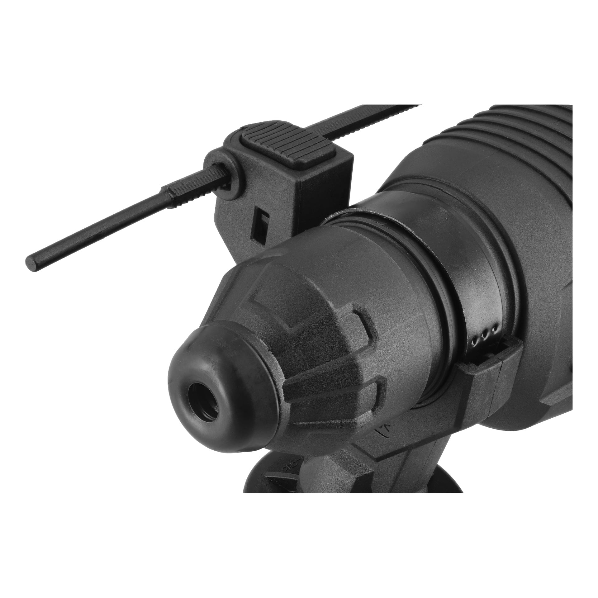 Szczegółowy widok wiertarki Meec Tools Multiseries HD-18V HOME 500, pokazująca teksturowaną uchwyt, regulacje i przedni miernik głębokości.