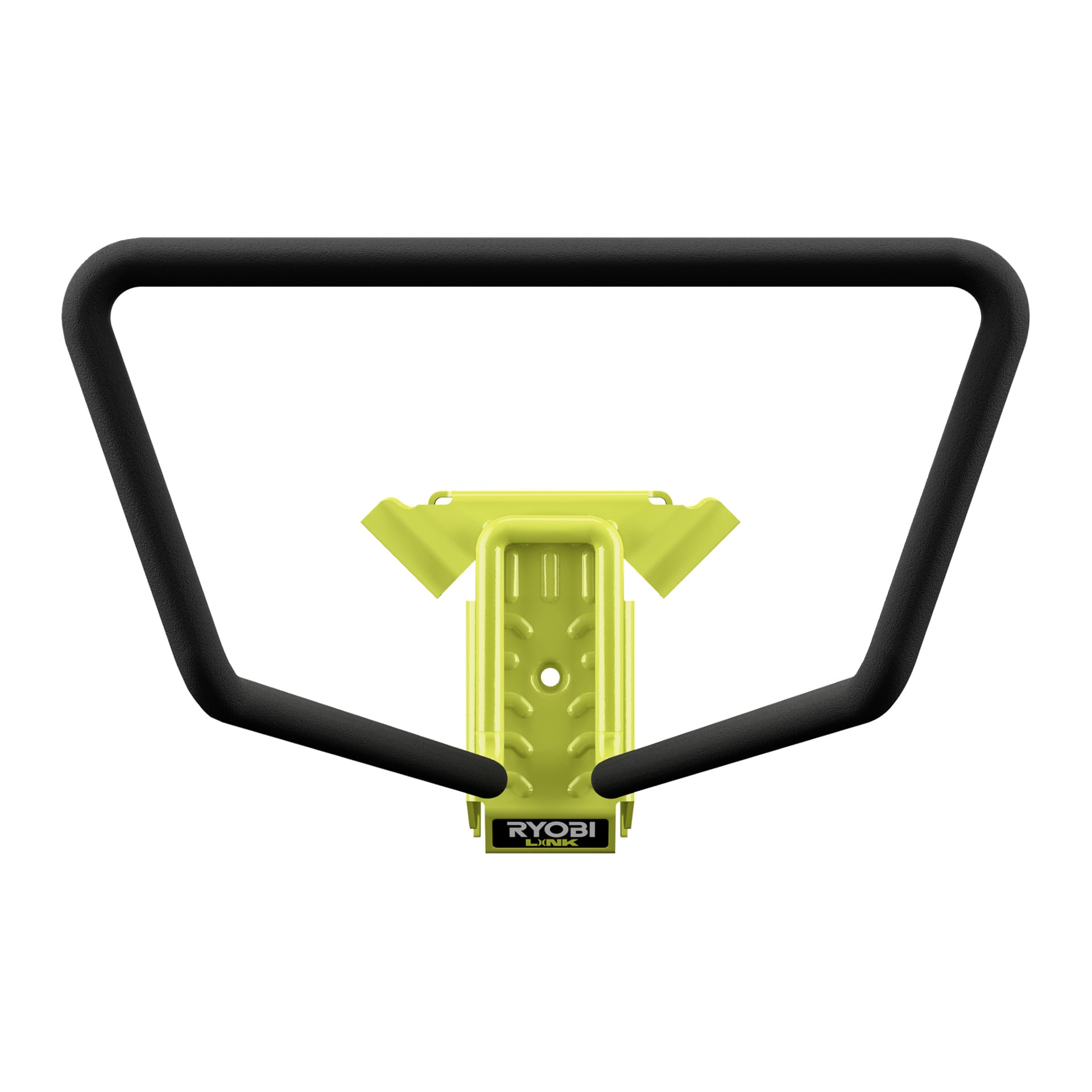 Ryobi LINK RSLW804 krok med svart metallram och gul bas, designad för att organisera verktyg i garage eller verkstäder.