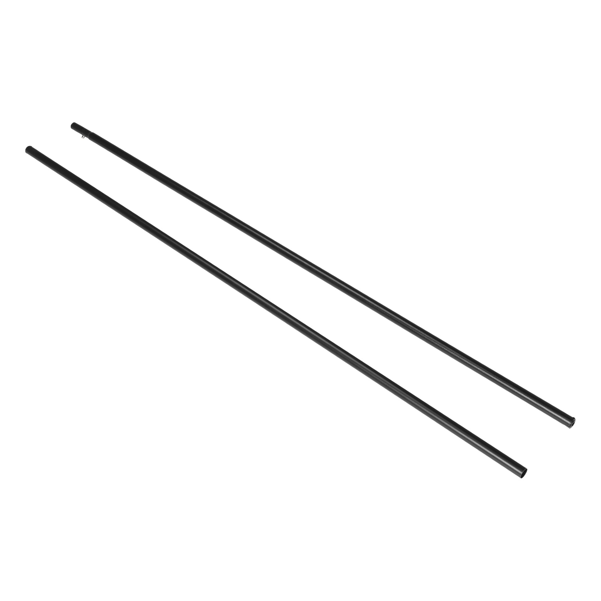 Två pergolatakprofiler från ett tvåpack är arrangerade diagonalt, där den ena lätt överlappar den andra uppe till vänster.