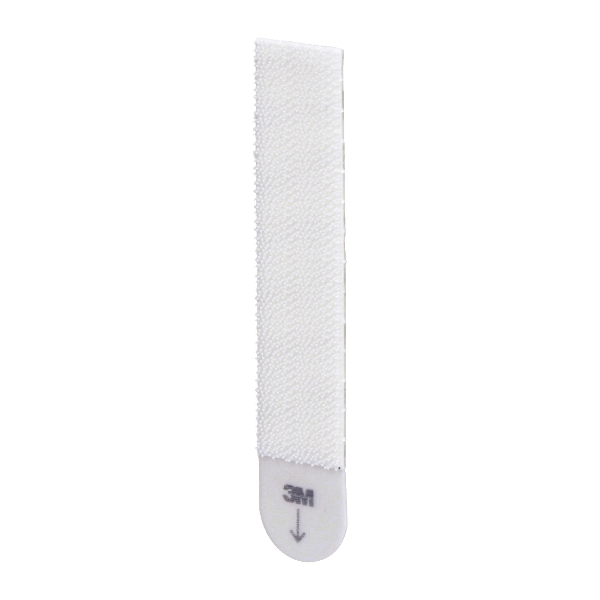Kommando Extra Large Picture Hanging Strip, hvit med teksturert overflate, avrundet ende, 3M-logo, svart pil. 4 par per pakke.