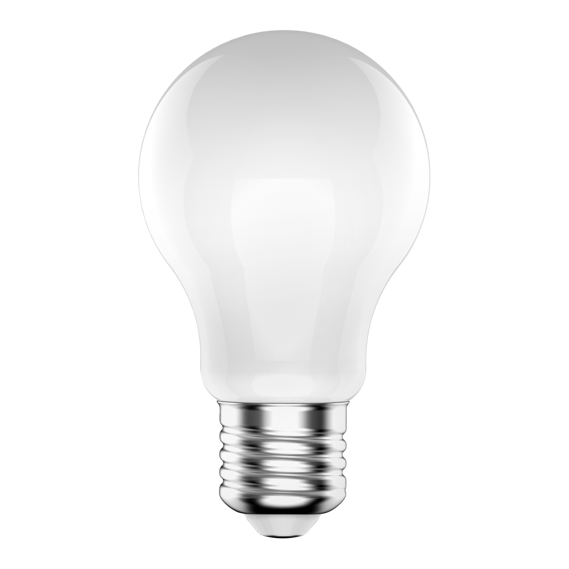 Anslut dimbar standard LED-lampa med metallisk skruvbas.