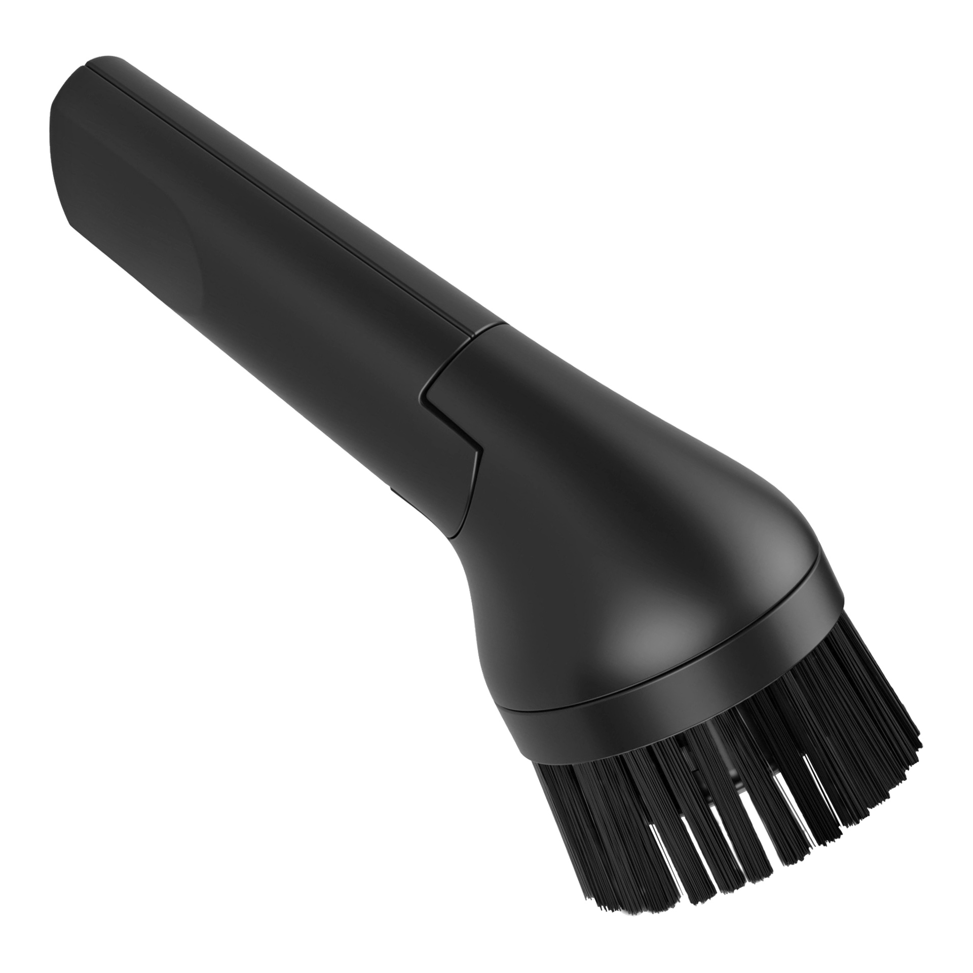 Electrolux Clean 600 EL61C2GRN dammsugare inkluderar en svart cylindrisk borste med täta borst för effektiv damm- och ytrengöring.