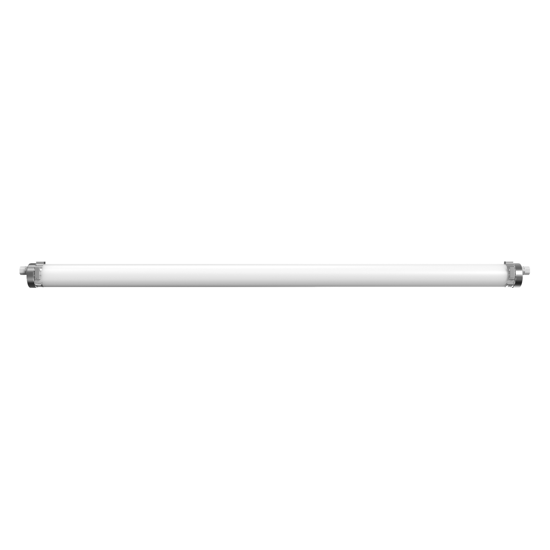 Anslut Industrial LED-lampan är ett cylindriskt rör med metalländkapslar, avsett för industriella eller laboratoriemiljöer.