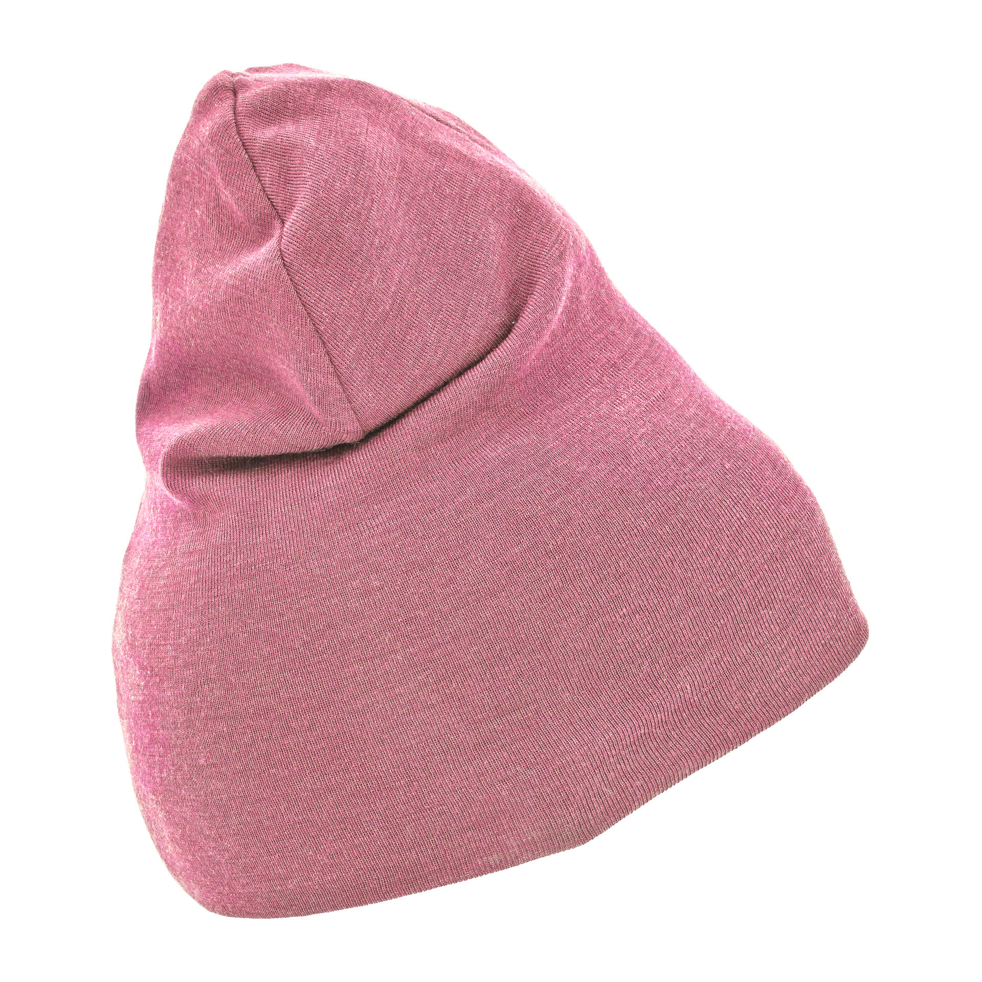 Kayoba Outdoor Children's yllemössa har en enkel rosa stickad design och en något slapp form.
