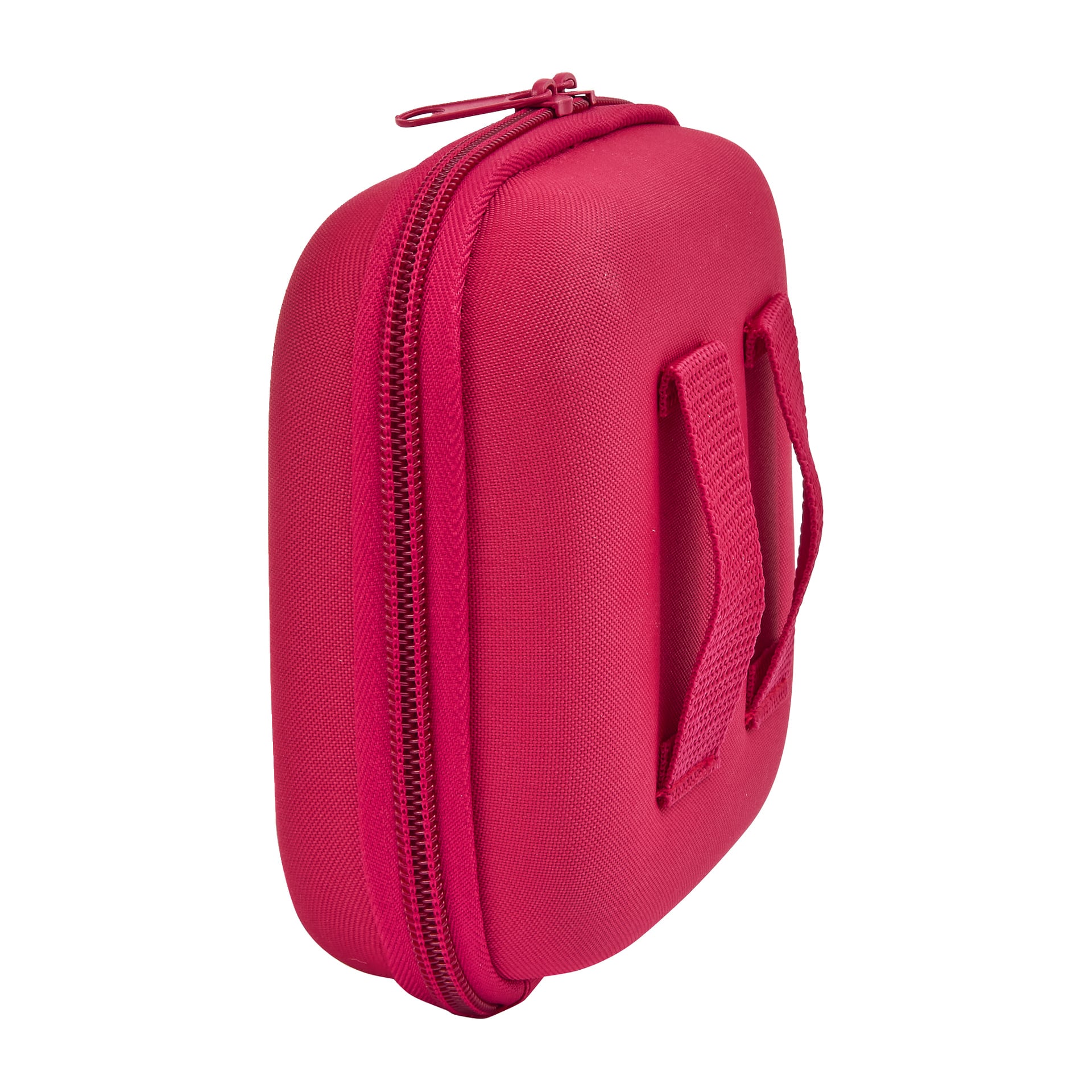 Bluewear First Aid Case 31 är en röd väska med dragkedja och två handtag på ena sidan.