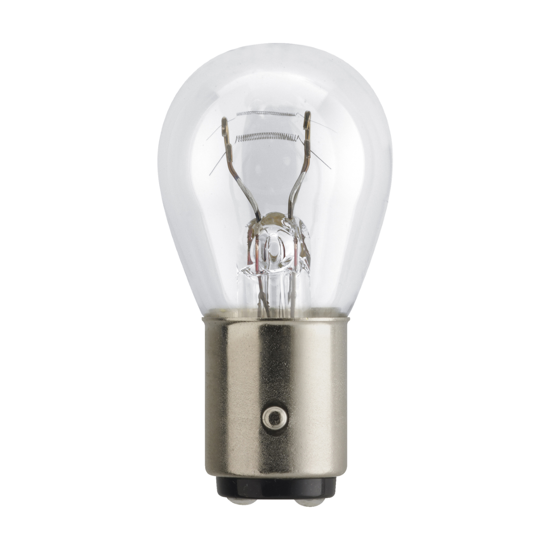 Philips Bulb P21/5W är en klar glödlampa med metallbas.
