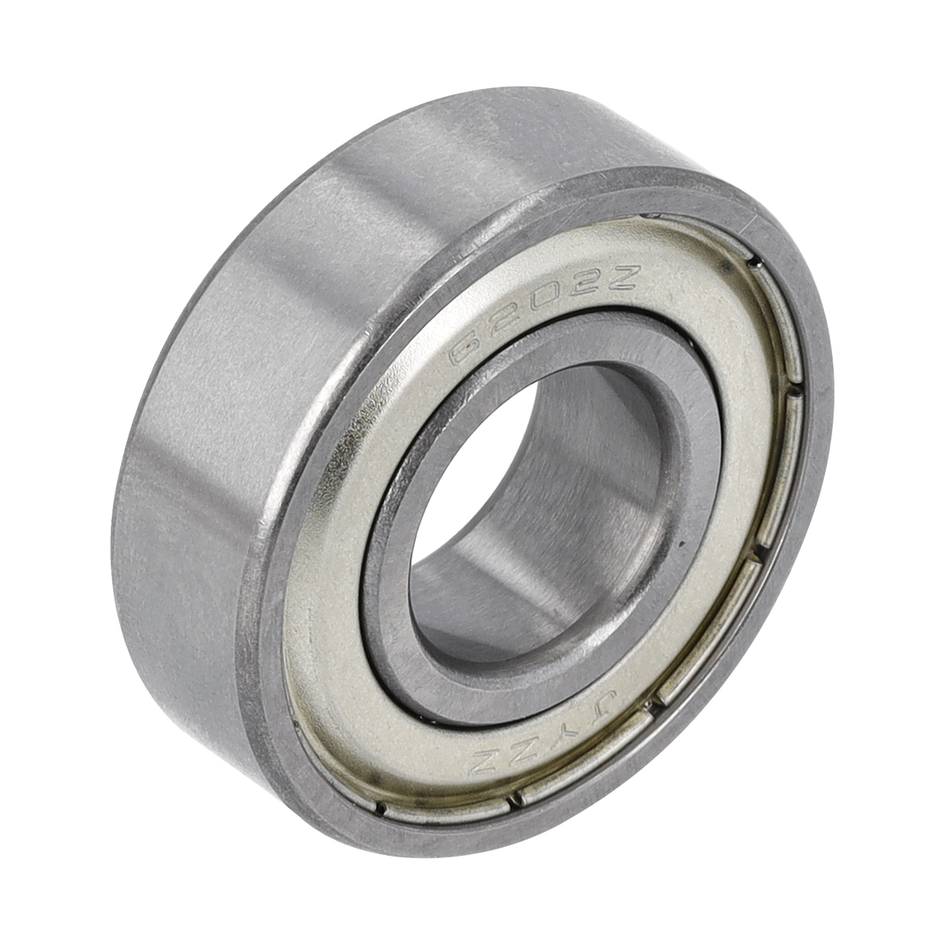 Närbild av en lagerhydroforpump med en polerad cylindrisk metallkropp, som visar släta ytor och exponerade inre och yttre ringar.