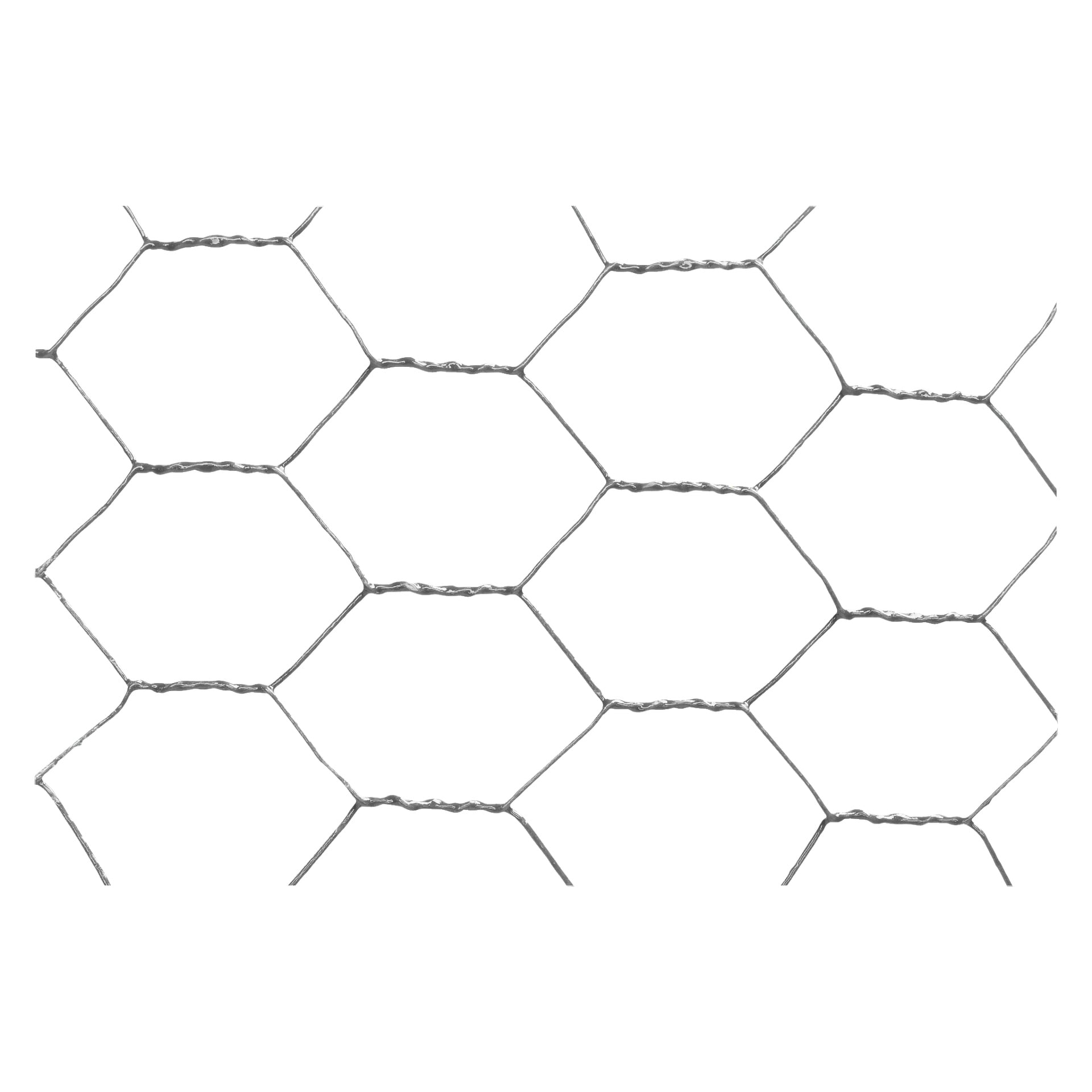 Närbild av Axley Hexagon-nät, som visar en upprepad bikakedesign gjord av metalltråd med tydliga vridningar där trådarna möts.
