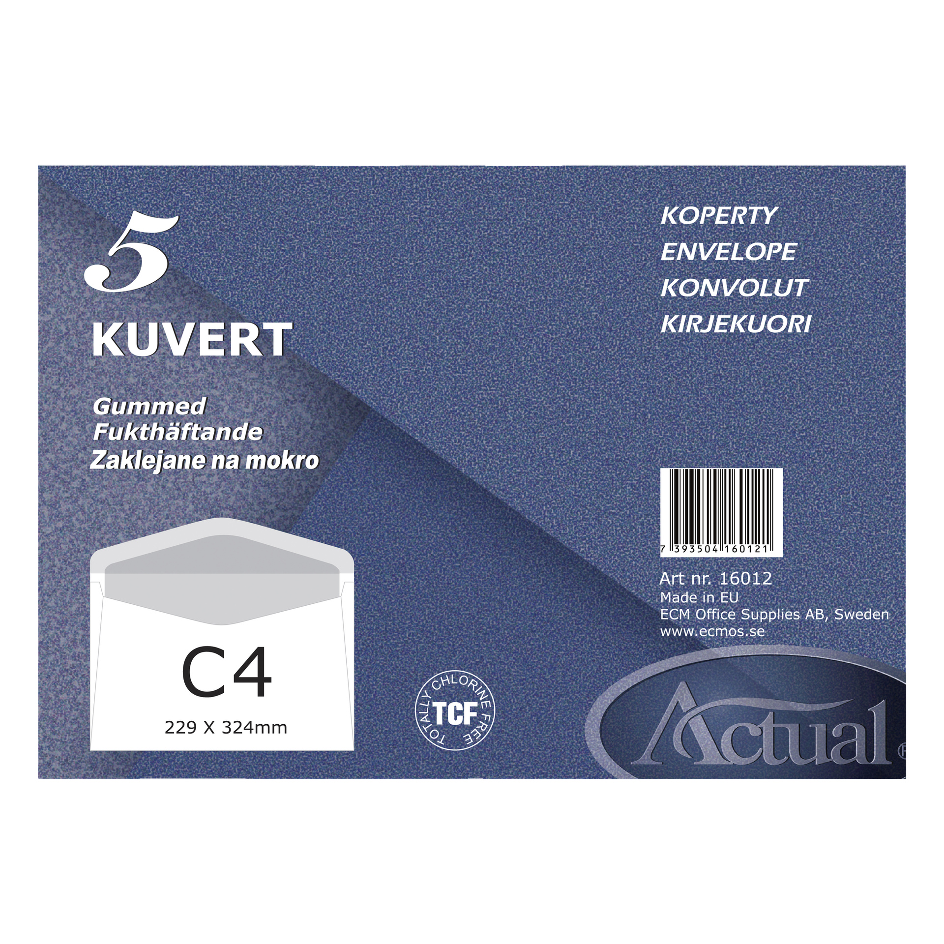 Konvolutter 5-pk C4 | Actual | Jula
