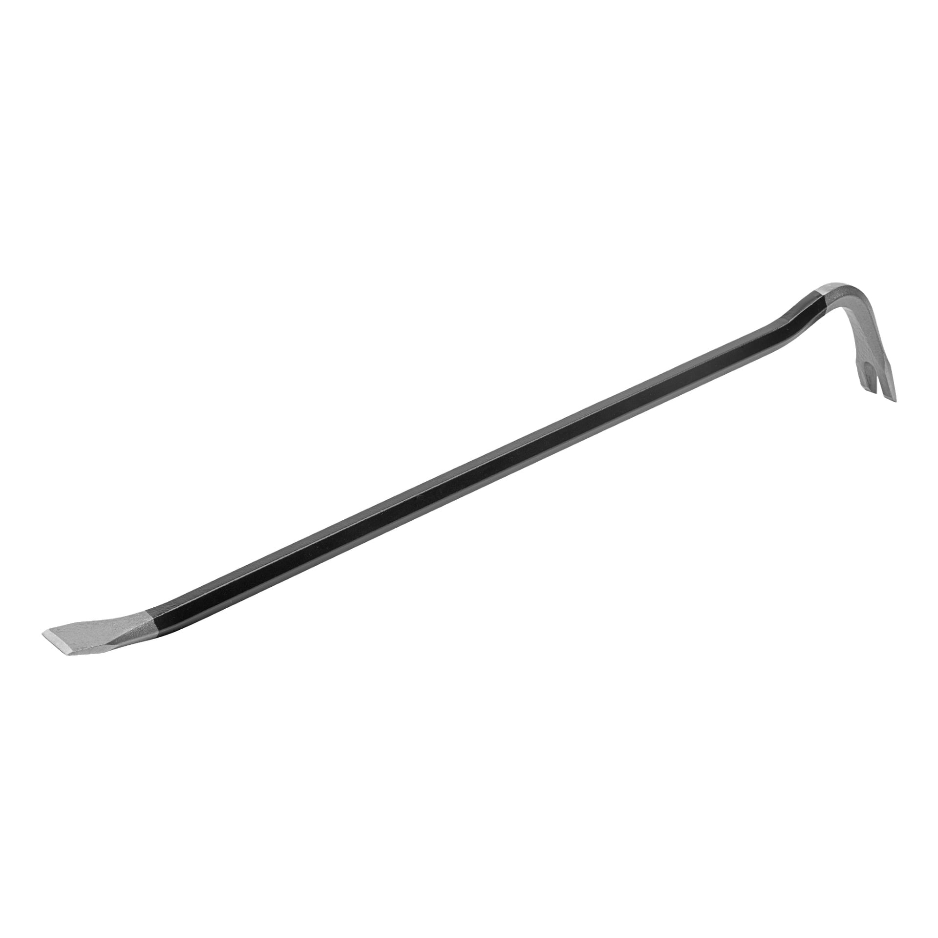 Meec Tools Bräckstång är ett metallverktyg med ena platta änden och den andra änden böjd och delad som en gaffel, avsedd för att bända eller dra ut spikar.