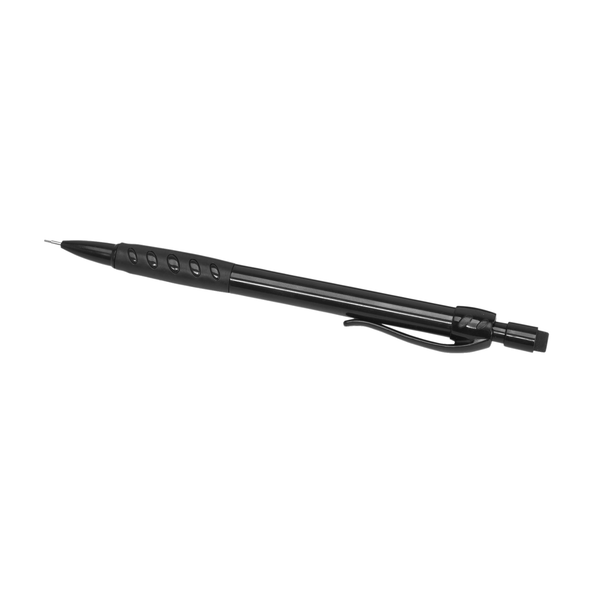 Ett paket med 10 Propelling-pennor, 10-pack från No brand EMW med infällbar design, klämma och grepp.