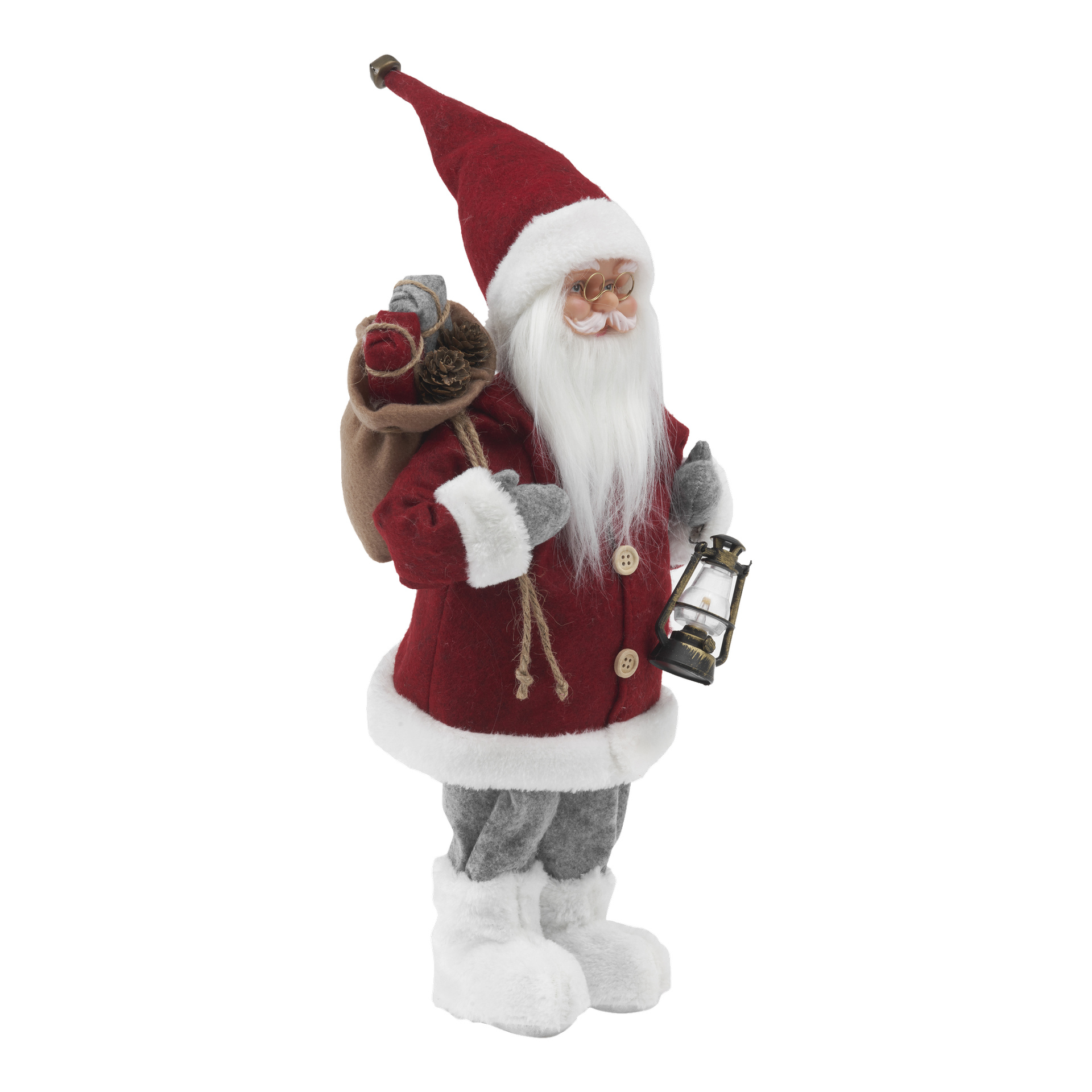Tomte 41 cm | Klassisk tygtomte | Menuett | Jula
