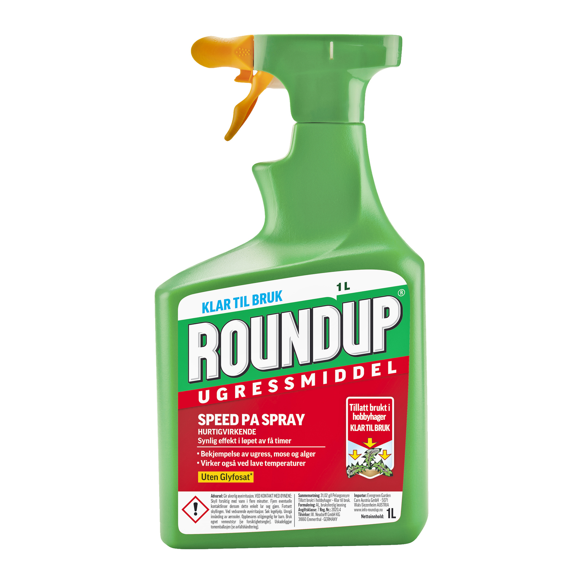 Ugresspray 1 l | For alle typer ugress | Roundup | Jula