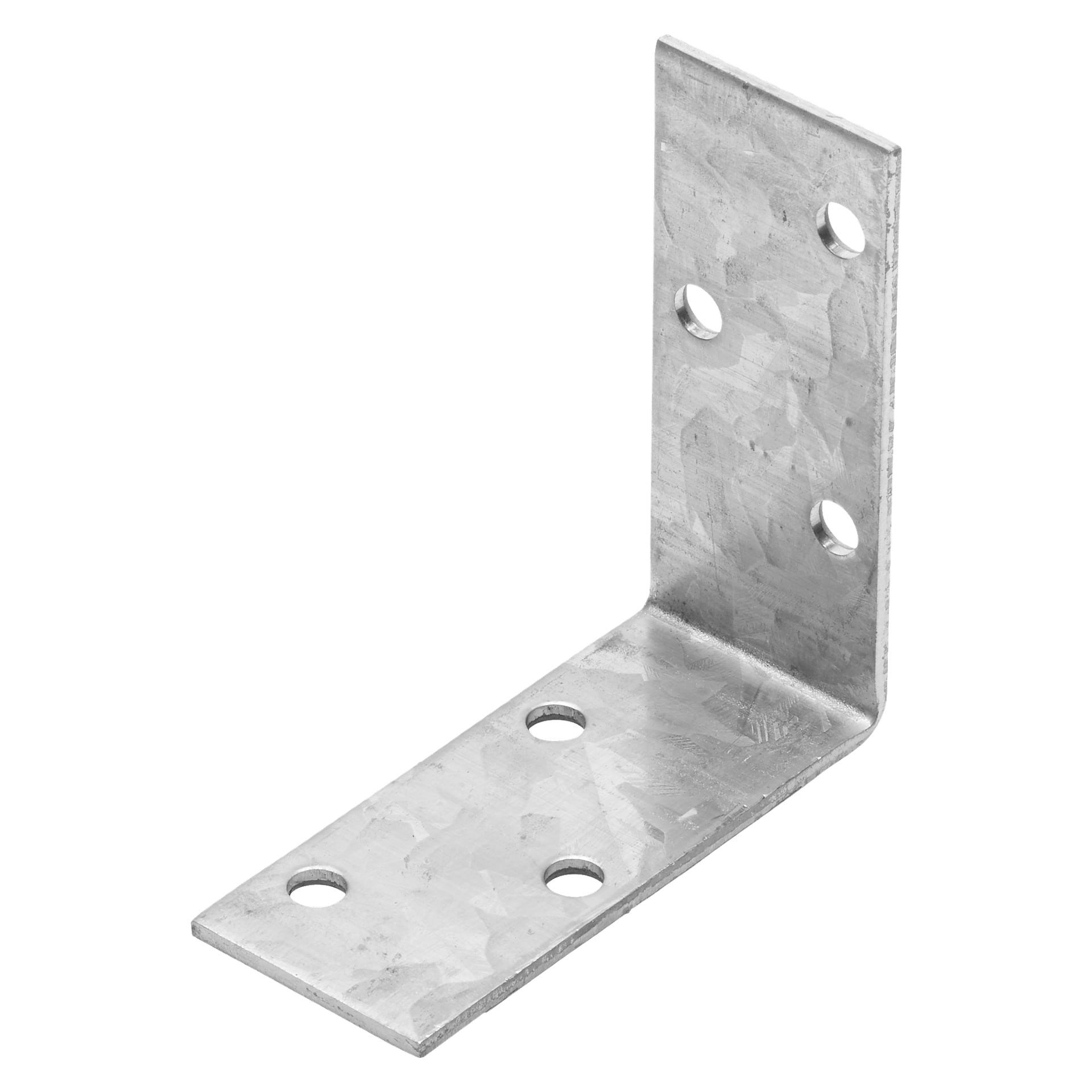 Ett L-format metallfäste från Hard Head, med fyra hål längs den plana basen och två hål på den upprättstående delen, avsett för montering eller bärande stöd.