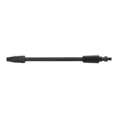 Ett Meec Tools Turbo-munstycke med svart cylindrisk form, räfflade grepp i båda ändar och kylfenor nära ena sidan.