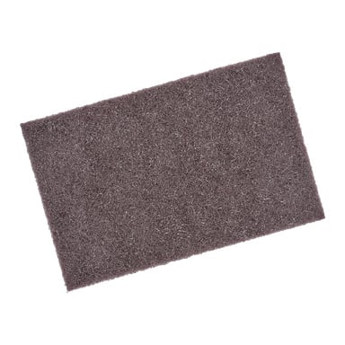 Två rektangulära bruna emerytyger från Meec Tools med en synligt texturerad, fibrös yta.