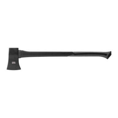 En Meec Tools hogeøks med svart skaft og bredt stålhode, flatt på den ene siden og skarp på den andre, med merkenavnet "Meec Tools" merket på hodet.