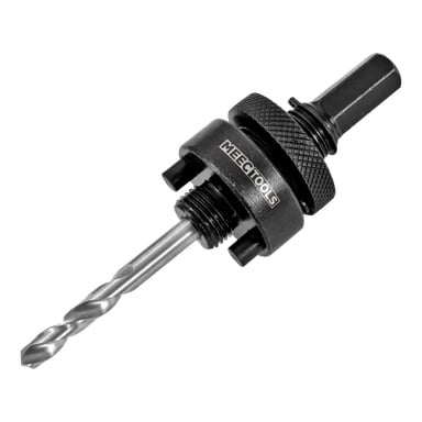 En Meec Tools hullsagholder med pilotbor og sekskantskaft.