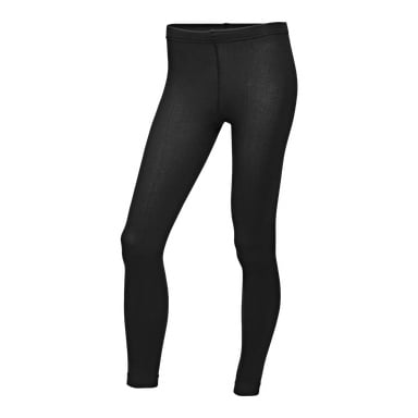 Ett par Kayoba Outdoor Thermal leggings för kvinnor, framifrån, med en enkel svart design utan någon märkning eller extra detaljer.