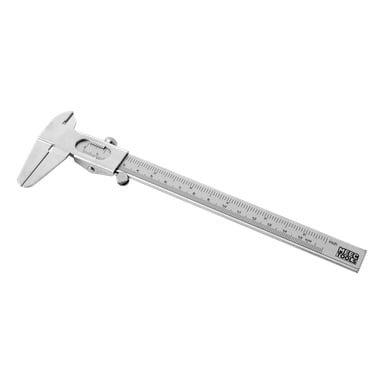 Ett par Digital Vernier-bromsok från Meec Tools, avsedda för att mäta både inre och yttre dimensioner, visas.