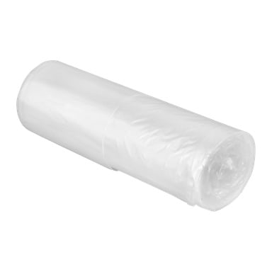 En tätt hoprullad rulle med Menuett Bin Bags (20-pack) visas, vilket framhäver påsarnas tunna och släta textur.