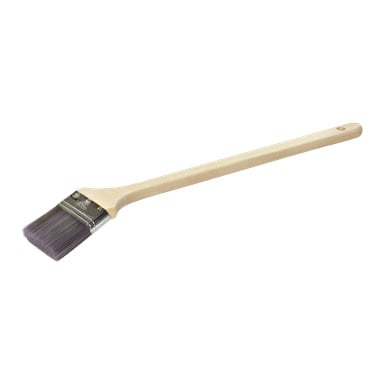 Hard Head-pensel, en vinklet pensel med langt treskaft og metallring merket 50 mm.