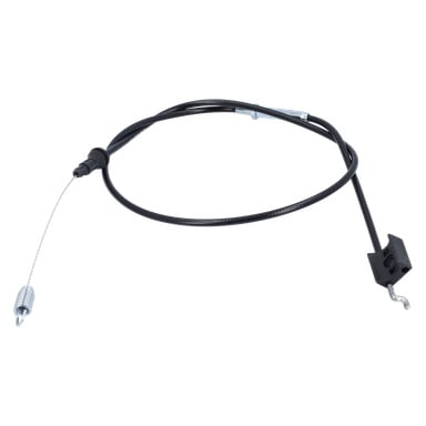 "Wire to drive" er en svart parkeringsbremskabel med en spiralfjær i den ene enden og en plastfestefeste i den andre.