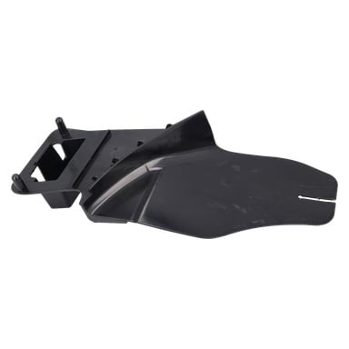 plastikowy korek Mulch Plug (Cruiser) z ostrymi krawędziami, uchwytem, wąską szczeliną na końcu, gładkim wykończeniem, rowkami i formowanymi kształtami.