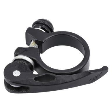 Quick Lock for Saddle to zaciska na siodełko z szybkim zwalnianiem z dźwignią i śrubą, zaprojektowana do mocowania sztycy siodełka roweru.