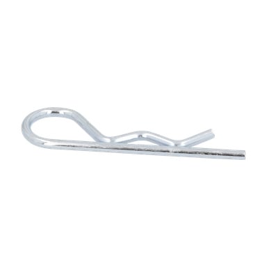 Spring Cotter Pin F. 008041 har en böjd ögla i ena änden och en rak sektion på motsatt sida.