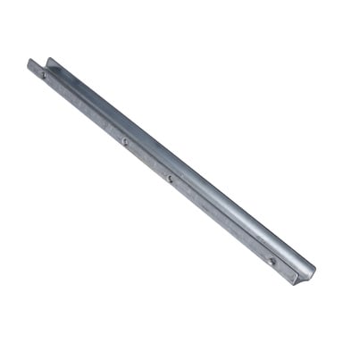 Clutch-delen lyxpaviljong är en metalllinja med en räfflad kant och tre jämnt fördelade monteringshål.