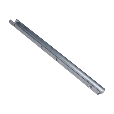 Luksusowy pawilon Clutch piece to metalowa prosta linijka z rowkowanym krawędzią i trzema równomiernie rozmieszczonymi otworami montażowymi.