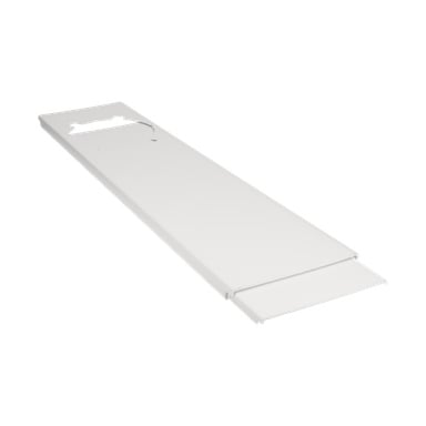 Window Strip F. 013946 är en vit rektangulär ramp med handtag och lutande kant, gjord för lättillgängliga ingångar.