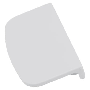 En Handle Freezer Compart 016482, en vit rektangulär plastbit med rundade kanter och en liten kant på ena sidan.