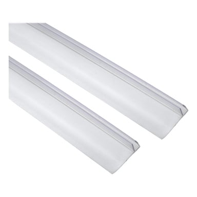 Sealing Strip Cpl 2-Pack innehåller två klara, rektangulära remsor med längsgående spår, placerade sida vid sida.