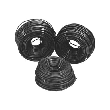 Tre tätt lindade spolar av Heco-surrtråd är staplade tätt tillsammans, var och en bildar en prydlig cirkulär form. Det här är Surring wire 3-packet.