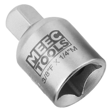 En Meec Tools reducer-adapter (3/8F x 1/4M) visas.