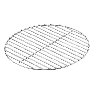 Grillstativet, kettle grill 7440, har et rundt metallrist med parallelle stenger og en rund ytre ramme.