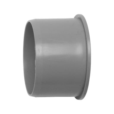 Terana Stopper, jossa on harmaa, sylinterimäinen muovimuoto ja toisessa päässä levenevä reuna.